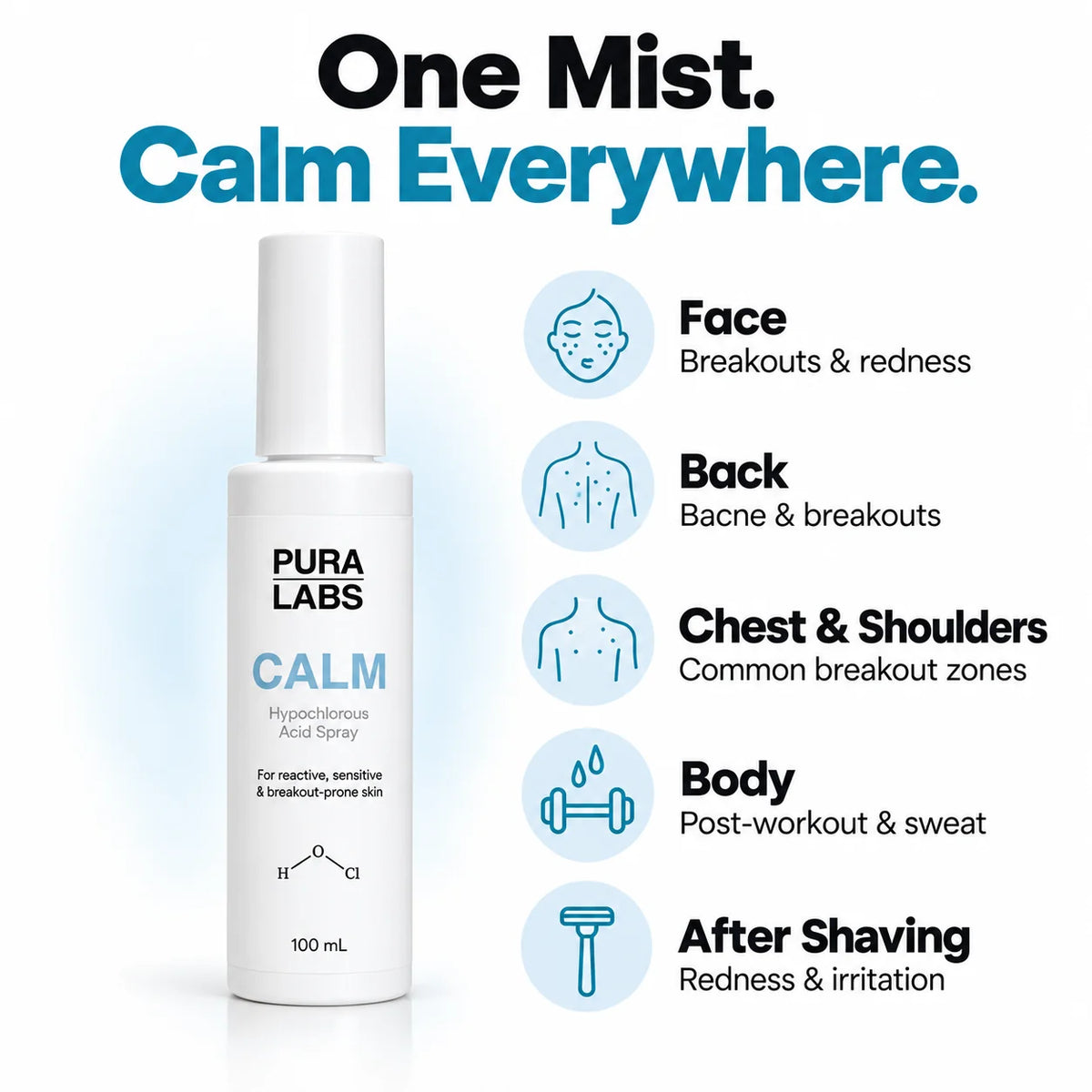 CALM Hypochlorous Acid Spray